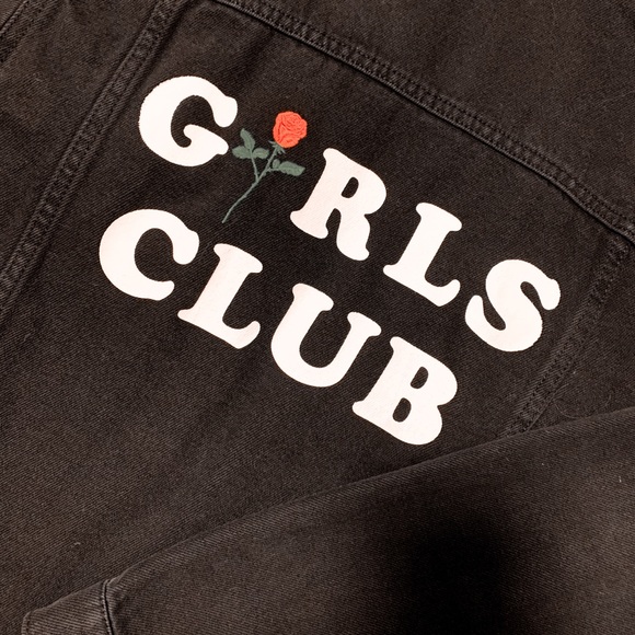 Black Distressed Forever 21 Denim Jacket - Picture 2 of 4